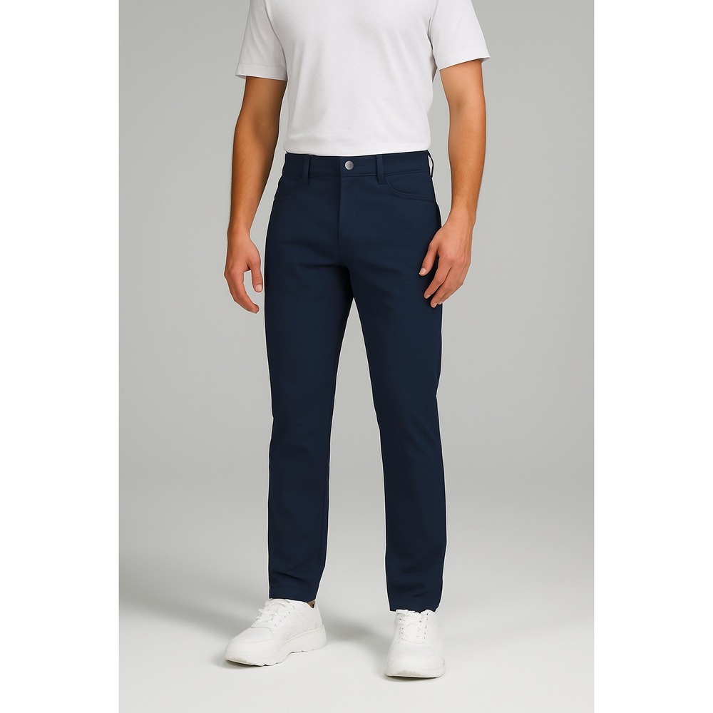 Lululemon ABC Classic Fit Pants 30 Navy Warpstreme‎ Stretch Business Casual